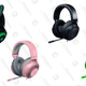 Razer Kraken Gaming Headset Quartz Pink | $50 | Amazon
Razer Kraken Gaming Headset Black | $50 | Amazon
Razer Kraken Gaming Headset Neon Green | $50 | Amazon
Razer Kraken Gaming Headset Black RGB | $100 | Amazon